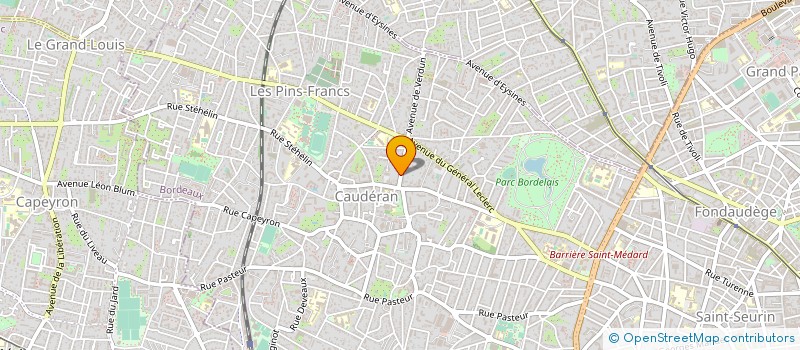 localisation de l'entreprise ACADEMIE DE DANSE VANESSA FEUILLATTE  BORDEAUX