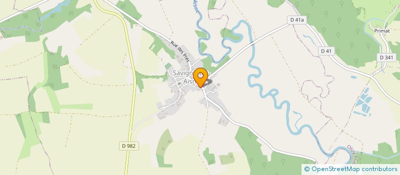 localisation de l'entreprise ACADEMIE DE DEFENSE ET ARTS MARTIAUX  SAVIGNY-SUR-AISNE