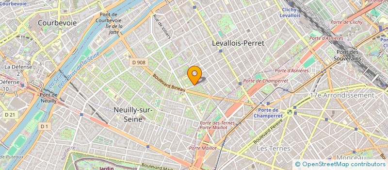 localisation de l'entreprise ACADEMIE DE DIRECTION D'ORCHESTRE DE NEUILLY SUR SEINE - GRAND PARIS à NEUILLY-SUR-SEINE
