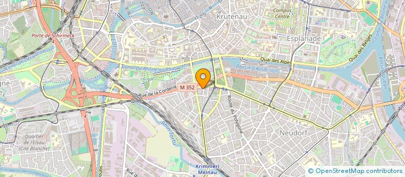 localisation de l'entreprise ACADEMIE DE FOOTBALL- LES AIGLES DE STRASBOURG à STRASBOURG