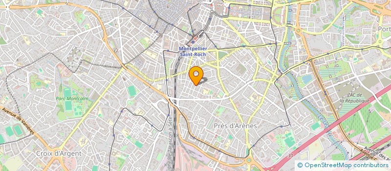localisation de l'entreprise ACADEMIE DE FORMATION AUX ARTS DE LA PAROLE à MONTPELLIER