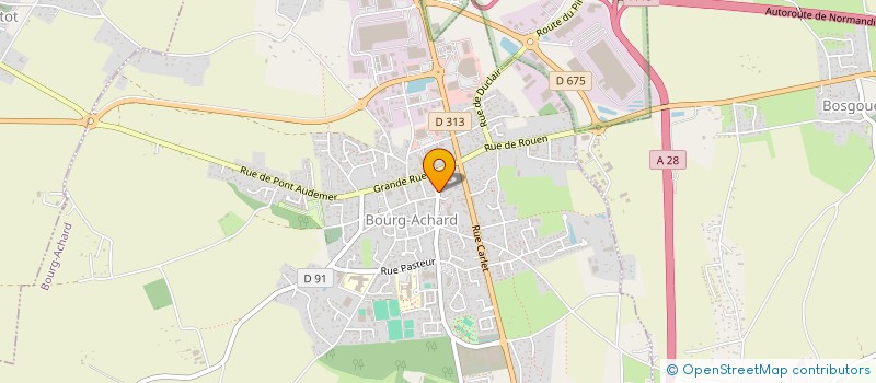 localisation de l'entreprise ACADEMIE DE GARDIENS DE BUT DE NORMANDIE  BOURG-ACHARD