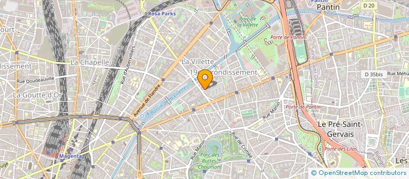 localisation de l'entreprise ACADEMIE DE LA LANGUE DES SIGNES FRANCAISE   PARIS