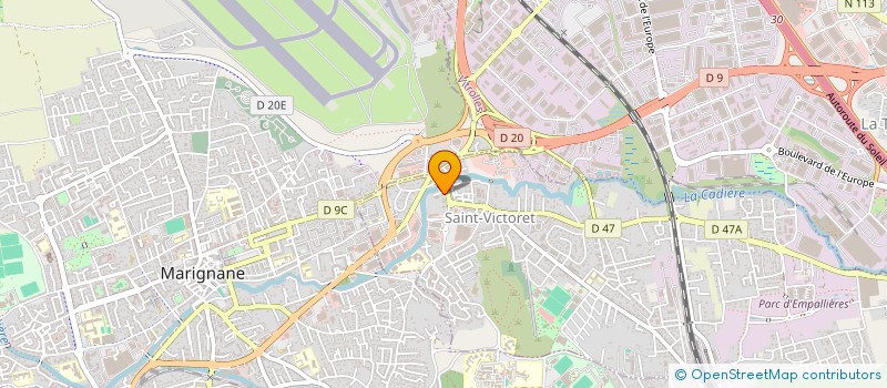 localisation de l'entreprise ACADEMIE DE MUSIQUE DE SAINT VICTORET  SAINT-VICTORET