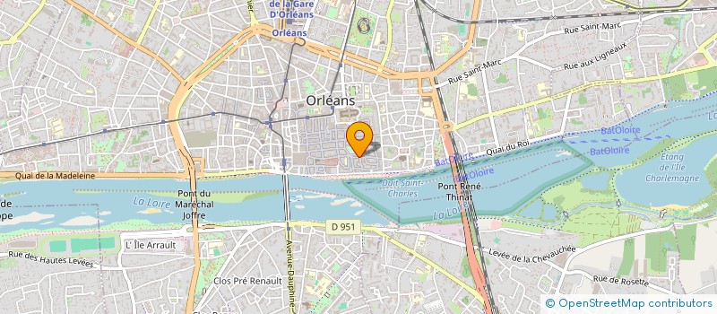 localisation de l'entreprise ACADEMIE DE RECHERCHE ET DE CREATION DES ARTS DU SPECTACLE  ORLEANS