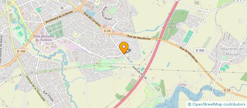 localisation de l'entreprise ACADEMIE DE TIR 2000 à CHOLET