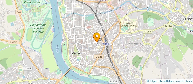 localisation de l'entreprise ACADEMIE DE VICHY à VICHY