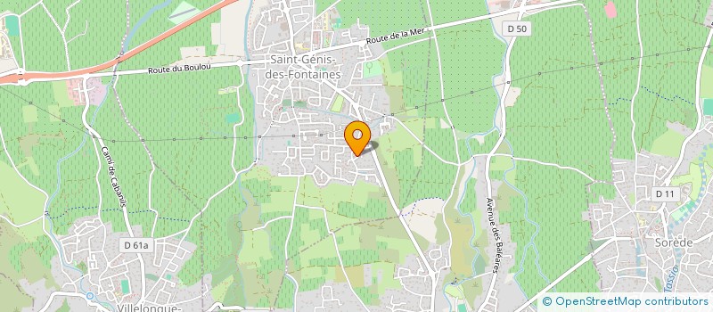 localisation de l'entreprise ACADEMIE DES ARTS DE COMBAT 66  SAINT-GENIS-DES-FONTAINES