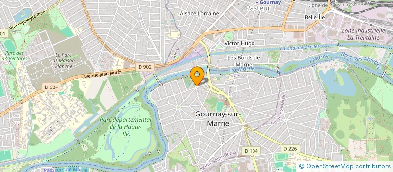 localisation de l'entreprise ACADEMIE DES ARTS DE GOURNAY-SUR-MARNE à GOURNAY-SUR-MARNE