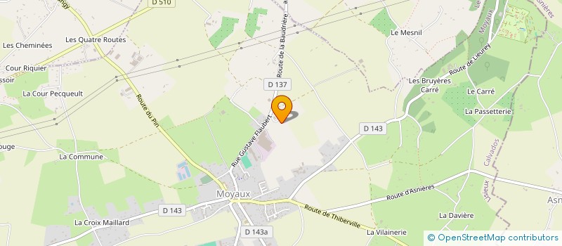 localisation de l'entreprise ACADEMIE DES ARTS DE LISIEUX  MOYAUX