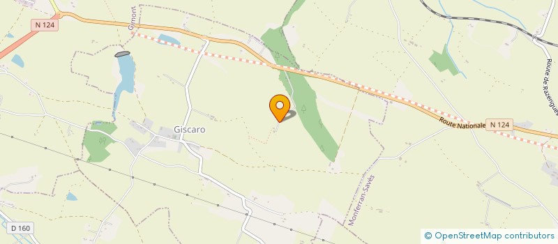 localisation de l'entreprise ACADEMIE DES ARTS DU SPECTACLE  GIMONT