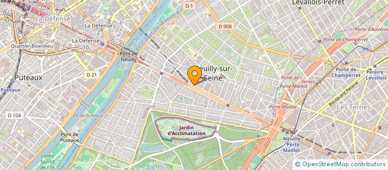 localisation de l'entreprise ACADEMIE DES ARTS ET DE LA DANSE NEUILLY-SUR-SEINE à NEUILLY-SUR-SEINE