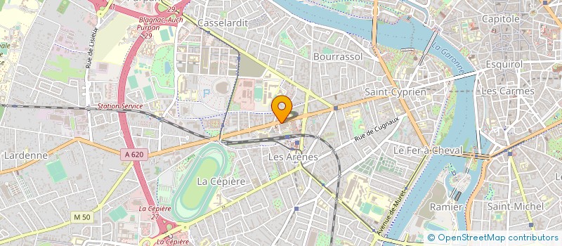 localisation de l'entreprise ACADEMIE DES ARTS MARTIAUX DE TOULOUSE à TOULOUSE