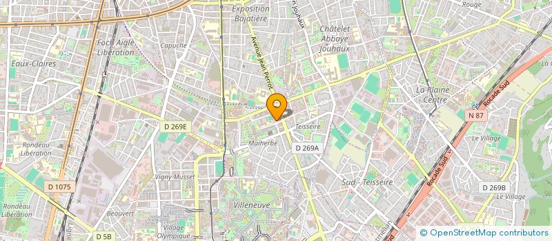 localisation de l'entreprise ACADEMIE DES CERVEAUX  GRENOBLE