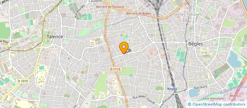 localisation de l'entreprise ACADEMIE DES CLUBS DE CULTURE D'ARTS MARTIAUX à BEGLES