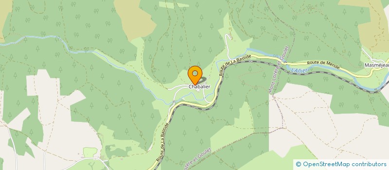 localisation de l'entreprise ACADEMIE DES CONDUCTEURS DE LA ROUTE  MONT LOZERE ET GOULET