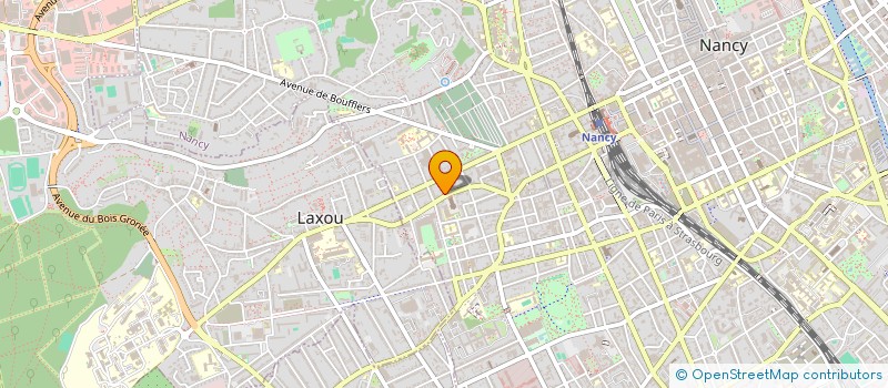localisation de l'entreprise ACADEMIE DES LANGUES APPLIQUEES à NANCY