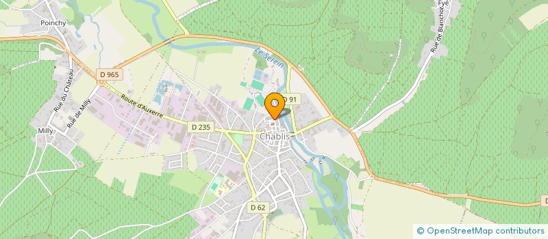 localisation de l'entreprise ACADEMIE DES MEDECINES COMPLEMENTAIRES à CHABLIS