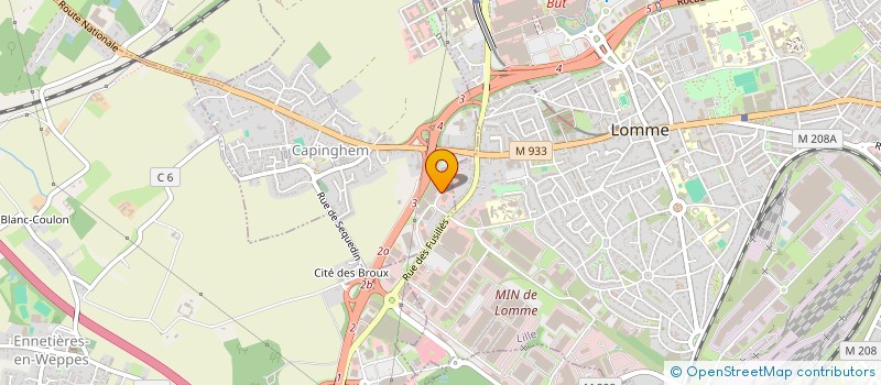 localisation de l'entreprise ACADEMIE DES PROS  LA CHAPELLE-D'ARMENTIERES