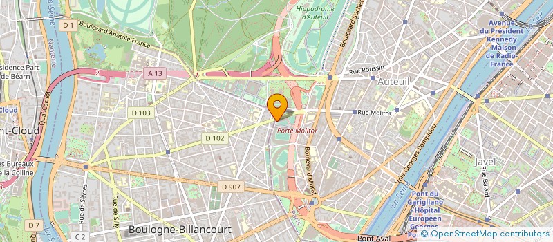 localisation de l'entreprise ACADEMIE DES SCIENCES D'OUTRE MER à PARIS