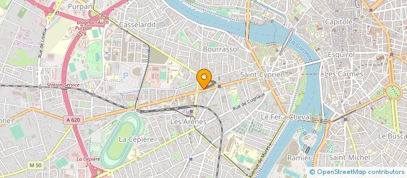 localisation de l'entreprise ACADEMIE DES SPORTS ET DES ARTS MARTIAUX à TOULOUSE