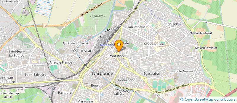 localisation de l'entreprise ACADEMIE DES TASTAIRES  NARBONNE