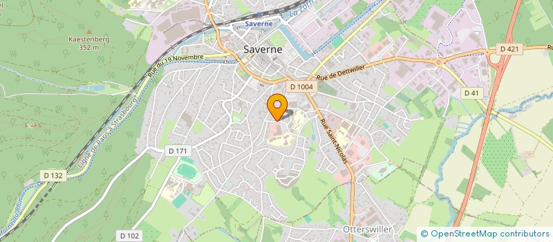 localisation de l'entreprise ACADEMIE DEVOUEMENT NAT SECTION SAVERNE  SAVERNE