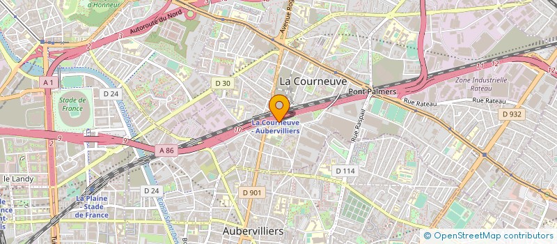 localisation de l'entreprise ACADEMIE DIPLOMATIQUE ET CONSULAIRE à LA COURNEUVE