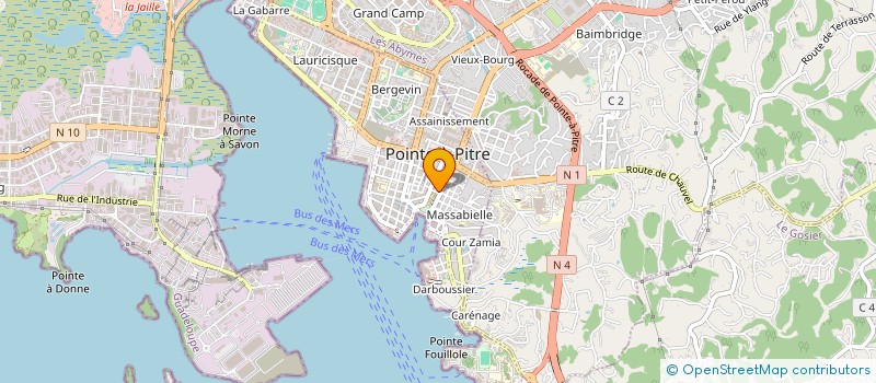 localisation de l'entreprise ACADEMIE DU BIEN ETRE à POINTE-A-PITRE