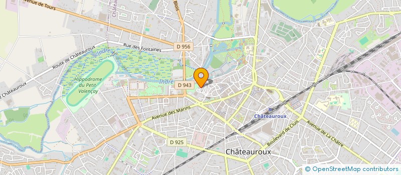 localisation de l'entreprise ACADEMIE DU CENTRE à CHATEAUROUX