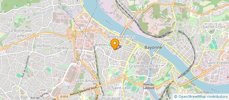 localisation de l'entreprise ACADEMIE DU CHOCOLAT DE BAYONNE à BAYONNE