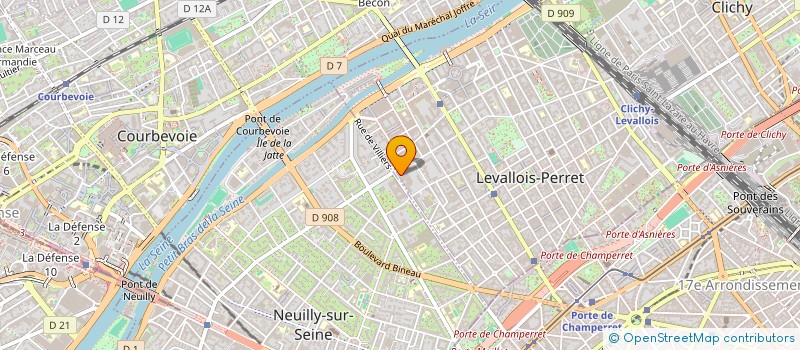 localisation de l'entreprise ACADEMIE DU GOUT à LEVALLOIS-PERRET