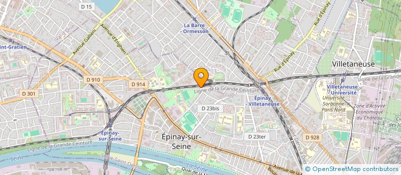 localisation de l'entreprise ACADEMIE DU TALMUD DE JERUSALEM à EPINAY-SUR-SEINE