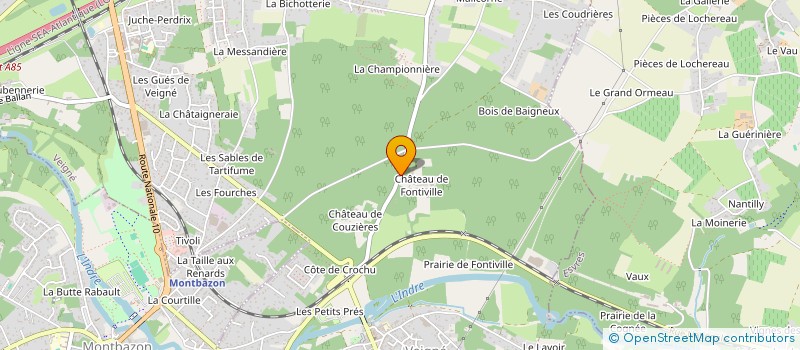 localisation de l'entreprise ACADEMIE EQUESTRE à VEIGNE