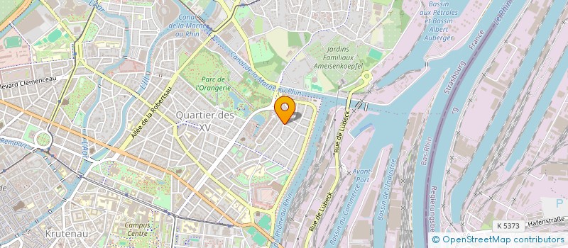 localisation de l'entreprise ACADEMIE EUROPEENNE à STRASBOURG