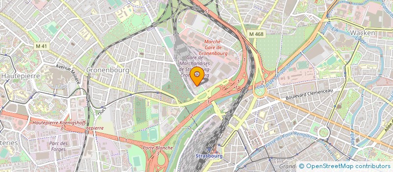 localisation de l'entreprise ACADEMIE EUROPEENNE D'ARTS MARTIAUX ET SPORTS DE COMBAT à STRASBOURG