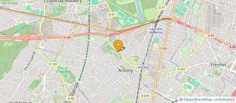 localisation de l'entreprise ACADEMIE EUROPEENNE DES ARTS-FRANCE  ANTONY