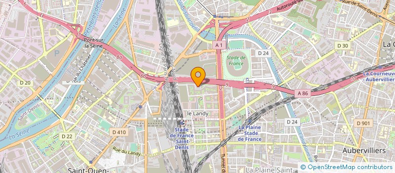 localisation de l'entreprise ACADEMIE FRATELLINI à SAINT-DENIS