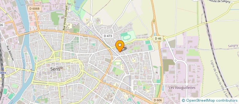 localisation de l'entreprise ACADEMIE INTERNATIONALE D'ECHECS THAL ABERGEL à SENS