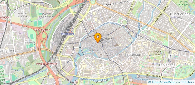 localisation de l'entreprise ACADEMIE INTERNATIONALE DE MUSIQUE ET D'ARTS ESPERANCES à STRASBOURG