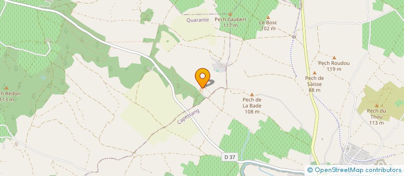 localisation de l'entreprise ACADEMIE INTERNATIONALE DE MUSIQUE FRANCAISE MICHEL PLASSON  POILHES