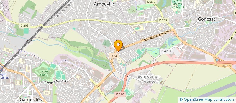 localisation de l'entreprise ACADEMIE INTERNATIONALE GABRIEL FAURE à ARNOUVILLE