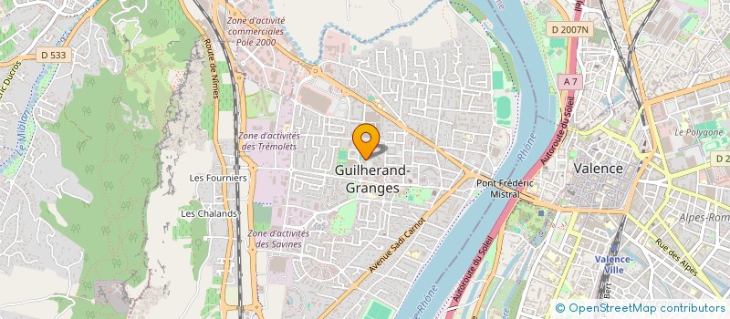 localisation de l'entreprise ACADEMIE JUDO JIU JITSU GUILHERAND GRANGES à GUILHERAND-GRANGES