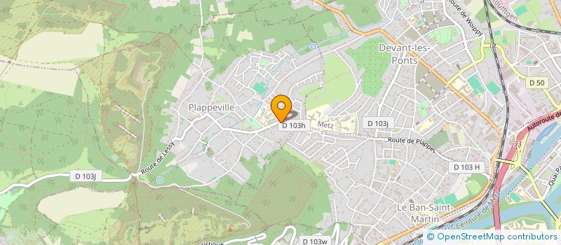 localisation de l'entreprise ACADEMIE JULES BOCANDE  METZ