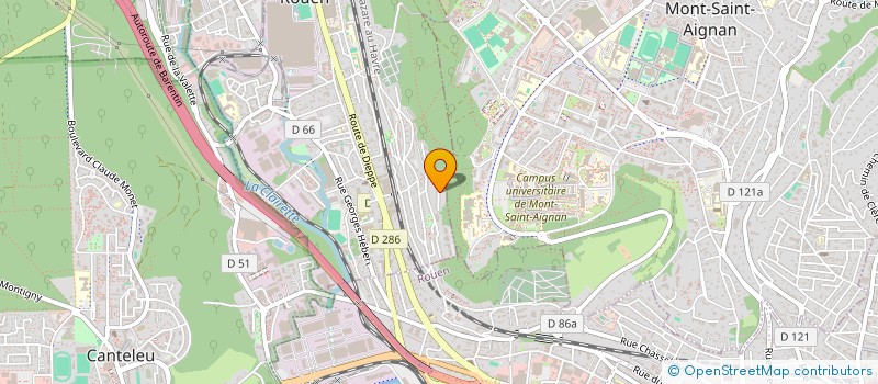 localisation de l'entreprise ACADEMIE KUNG FU SHAOLIN AUTRES DISC  DEVILLE-LES-ROUEN