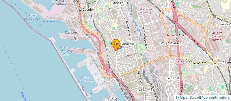 localisation de l'entreprise ACADEMIE MARSEILLE OMNISPORTS à MARSEILLE 15EME