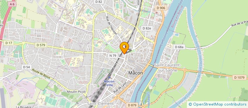 localisation de l'entreprise ACADEMIE MARTIALE DU MACONNAIS-71 (AMM-71)  MACON