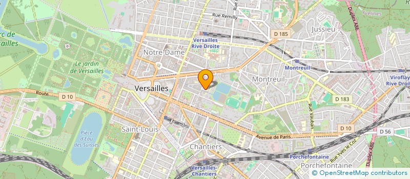 localisation de l'entreprise ACADEMIE MUSICALE DE VERSAILLES à VERSAILLES