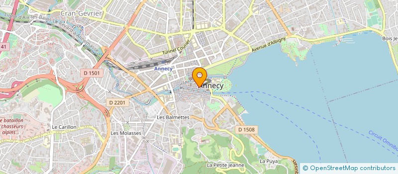 localisation de l'entreprise ACADEMIE MUSICALE INTERNATIONALE D'ANNECY à ANNECY