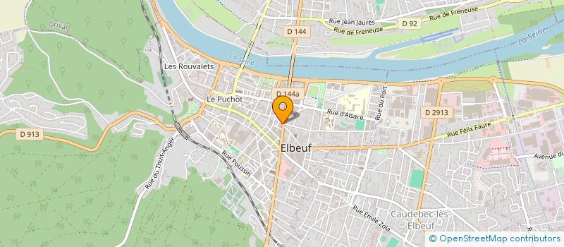 localisation de l'entreprise ACADEMIE NEOPRO  ELBEUF